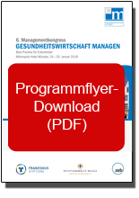 Flyer Gesundheitswirtschaft managen, 810 kb, PDF